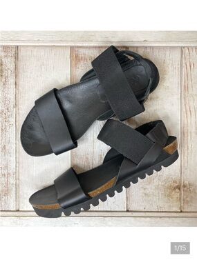 Cordani Luna Leather And Elastic Sandals
